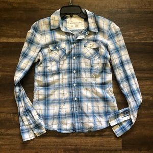 Blue Aero Flannel💙🤍